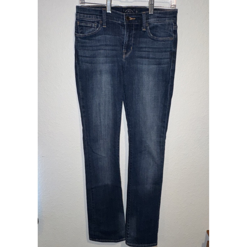 Lucky‎ Brand Jeans Womens Size 2/26R Brooke Boot Distressed Mid Rise